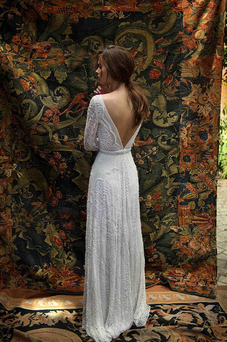 White Bohemian by Lili Hod 2016 Wedding Dresses - Florence Wedding Dress,plunging backline | Fab Mood - UK Wedding Blog #weddingdress