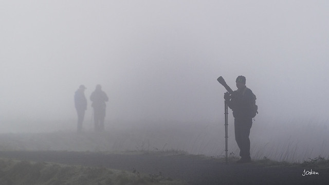 Photographer in the fog