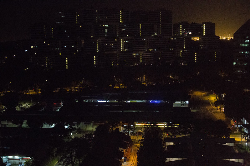 Night view of singapore
