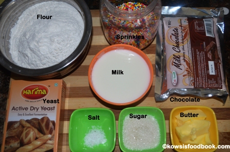 ingredients for donut