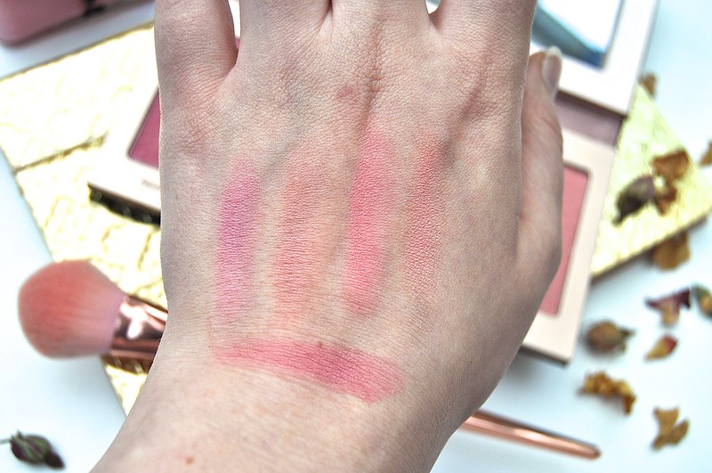 Tarte Amazonian Clay Blush Palette swatches