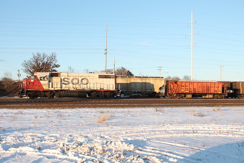 sunset wisconsin trains cp portage soo milw gp38