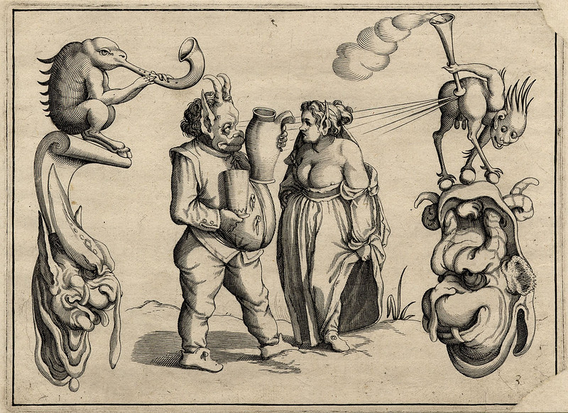Arent van Bolten - Grotesque Creatures 10, 1604-1616