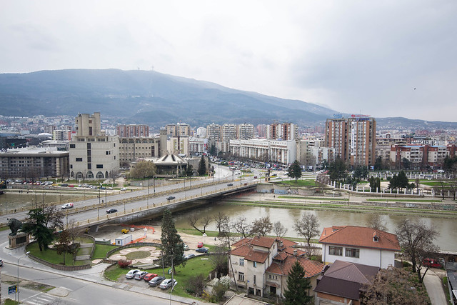 View of Skopje from the fortress