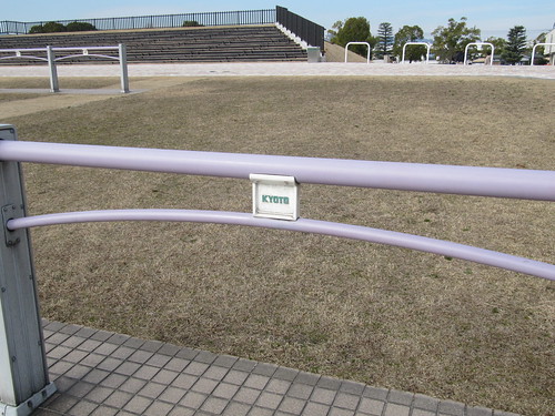 京都競馬場の柵の文様