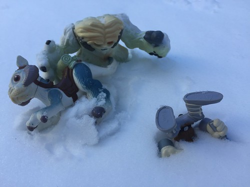 Star Wars fun in the snow!