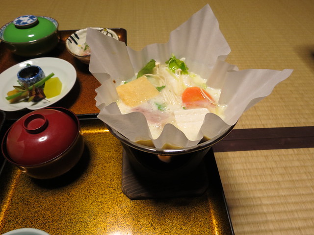 Dinner at Fukuchi-in