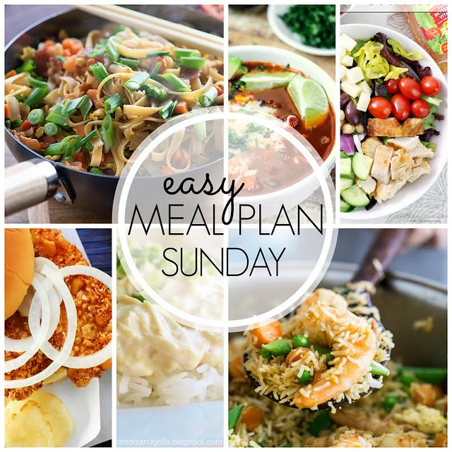 Week 42. Collaborative weekly meal planning collage.