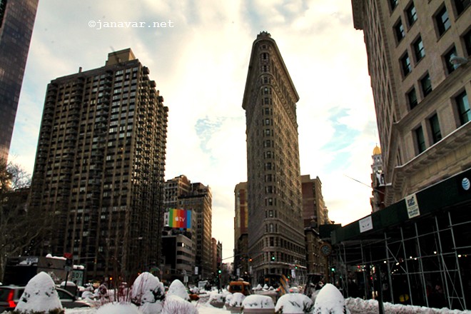Travel: New York City in snow