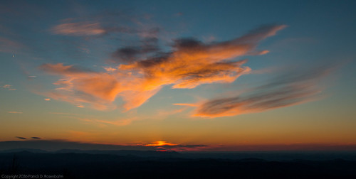 sunset sky orange mountain mountains clouds canon landscape tn scenic cherohalaskyway cherohala 70d