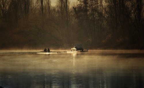 old sunset canon river wasser nebel outdoor alt frankfurt main himmel wolken boote fluss sonne sonnenaufgang sonnenschein