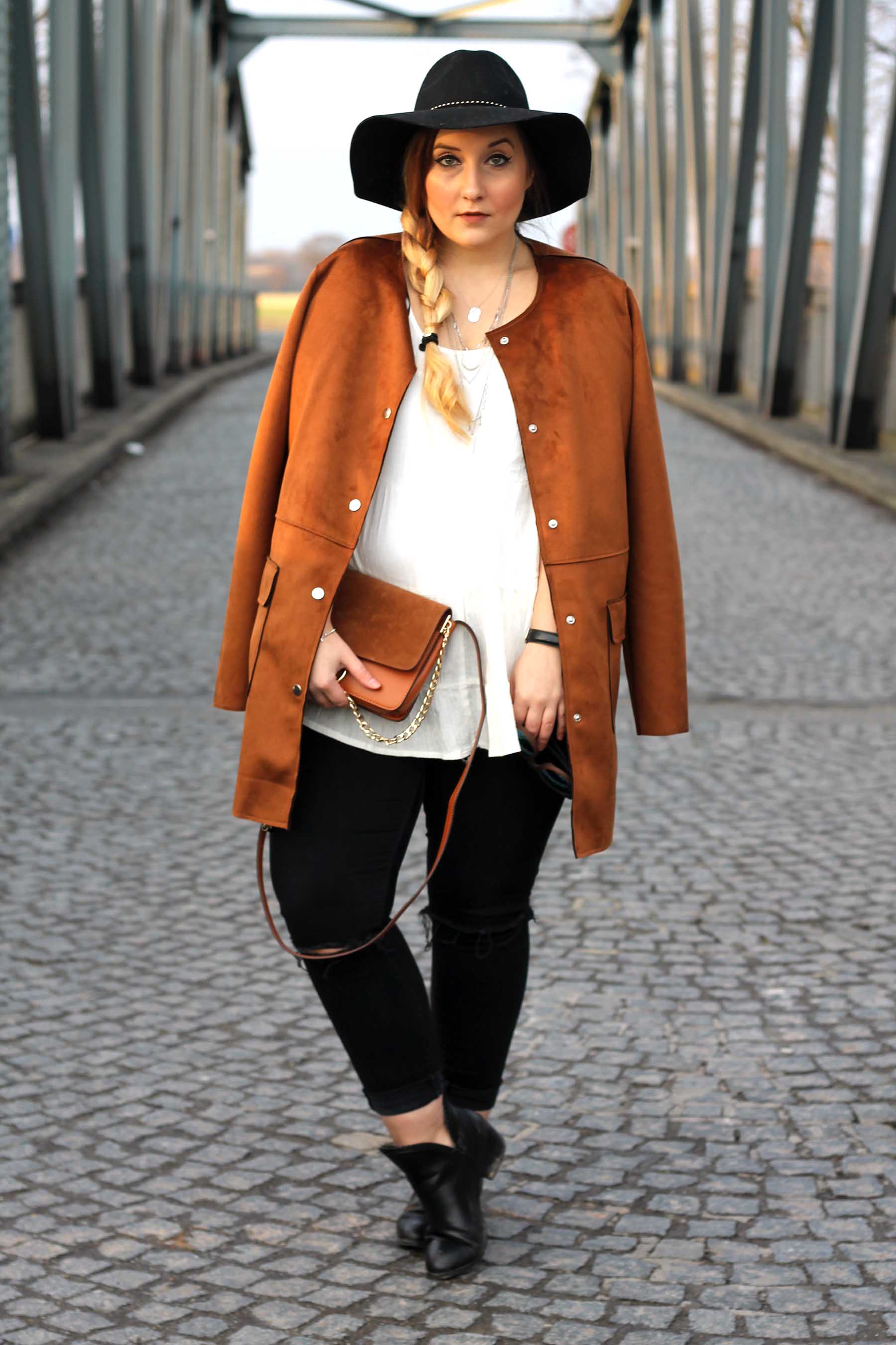 outfit-modeblog-fashionblog-hut-brauner-mantel-jeans-topshop