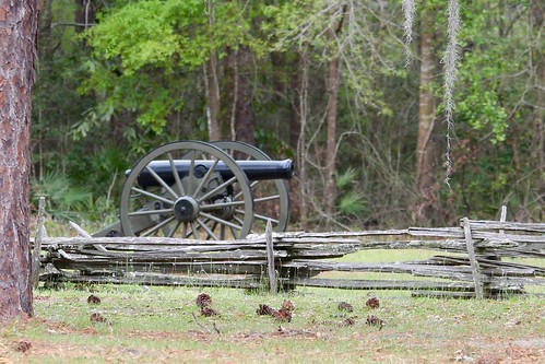 park state florida historic civilwar cannon artillery battlefield oulustee