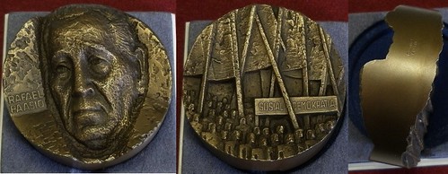 High-Relief Rafael Paasio Medal