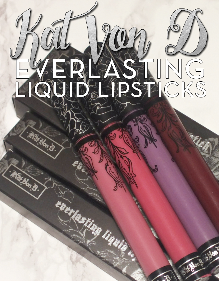 Kat Von D Everlasting Liquid Lipsticks Lovesick, Mother, Ayesha, Exorcism (8)