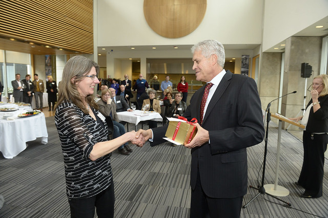 Long-serving faculty reception