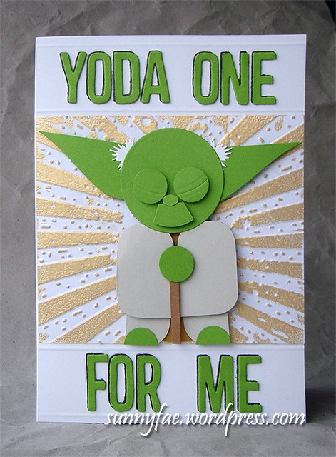 Yoda One Valentines Card