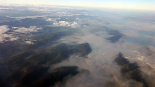 cloud mountain aerial