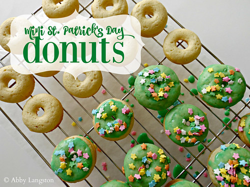Mini St. Patrick's Day Donuts