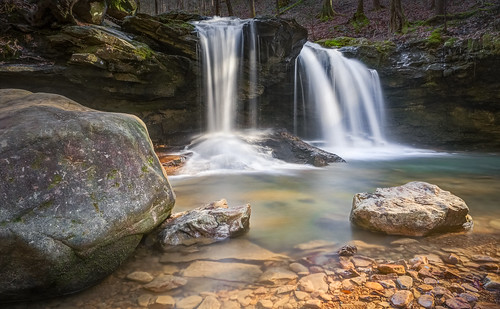 winter light color water canon landscape waterfall moss rocks stones tennessee wideangle frozenheadstatepark craborchardmountains