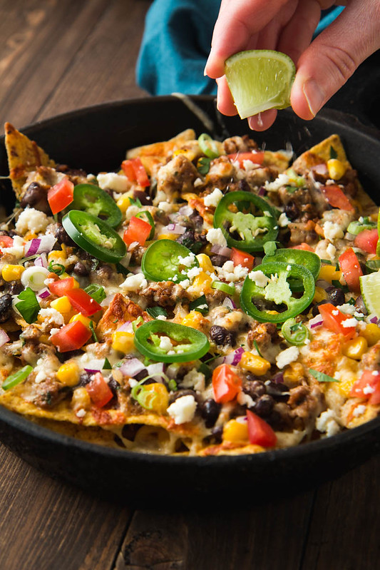Fully Loaded Nachos with Chorizo, Black Beans, And Corn - Will Cook For ...