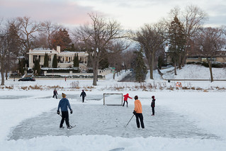 Lake Ice Hockey
