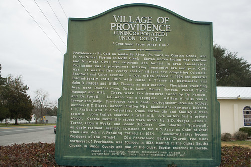 sign florida providence historicmarker