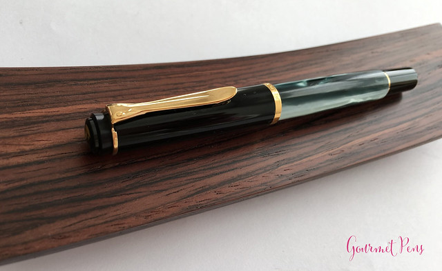Review Pelikan Tradition Series M200 Green Marble Fountain Pen @Goldspot (14)