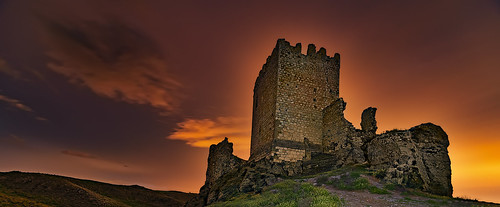 lightpainting castle night clouds noche ruins ruinas cielo castillo