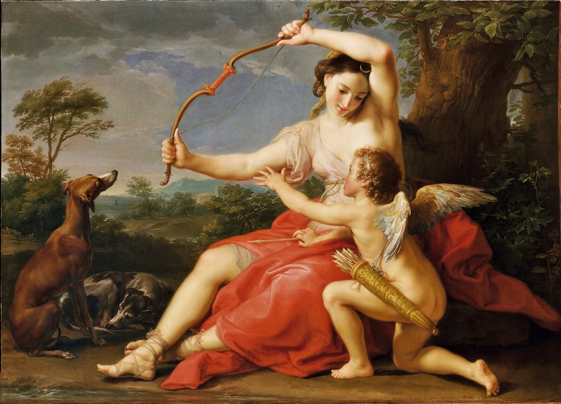 Pompeo Batoni - Diana and Cupid (1761)