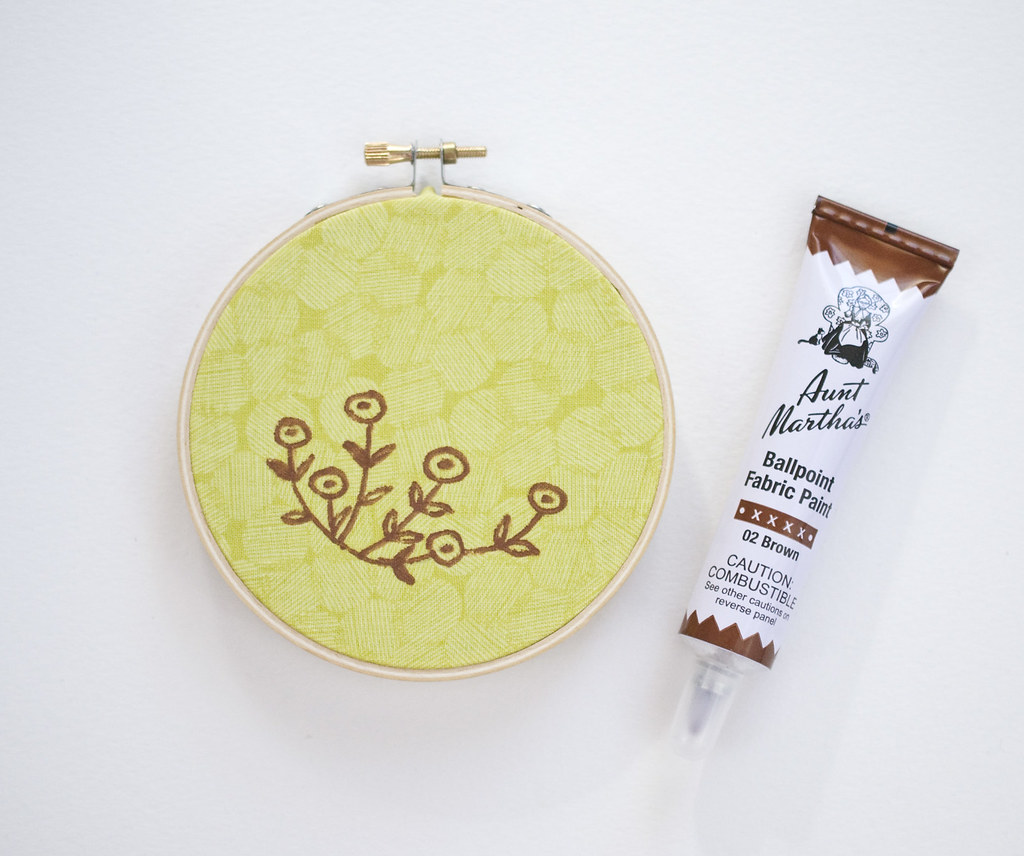 Painting an Embroidery Pattern