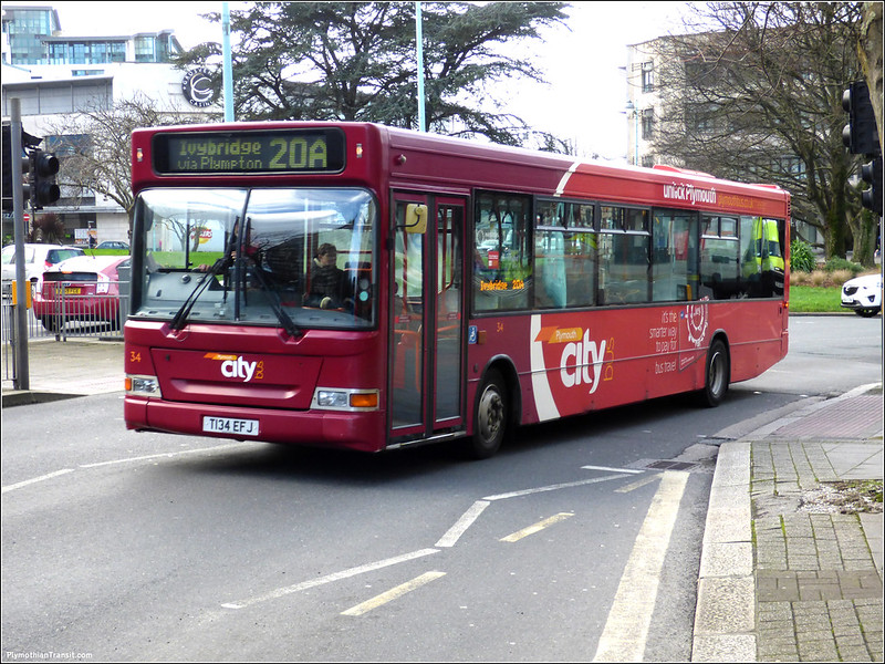 Plymouth Citybus 034 T134EFJ