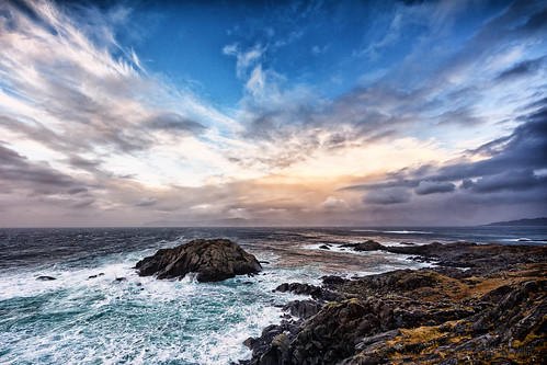 sea sky lighthouse storm water colors rain norway clouds lens landscape norge nikon waves wind outdoor no sigma wideangle rough westcoast locations costal sognogfjordane kråkenes d7100 816mm