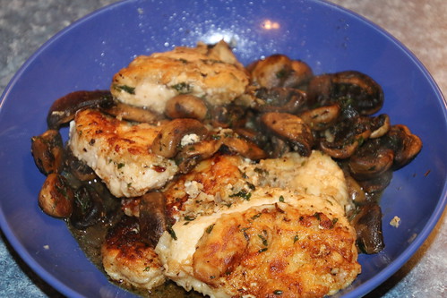 Simple Chicken and Mushrooms