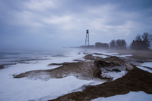 beach fog landscape manitoba snow winnipegbeach winter canada ca sitm2bs sitm2bk