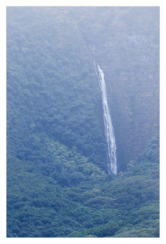 landscape hawaii waterfall unitedstates molokai kaunakakai halawavalley moaulafalls