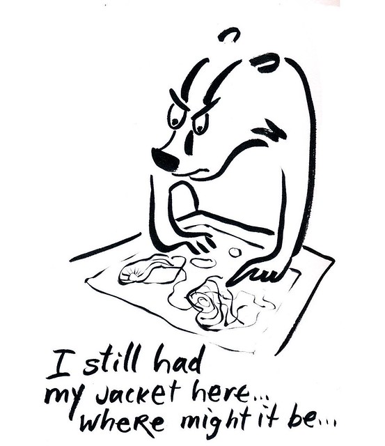 Badger and lost things #badger #badgerlog #parenting #lostthings #map #searching