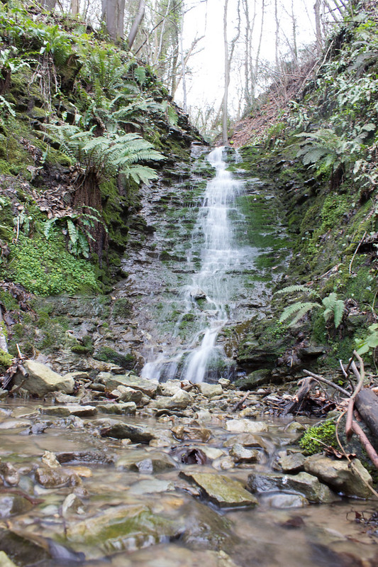 A waterfall off the beaten path in Ironbridge