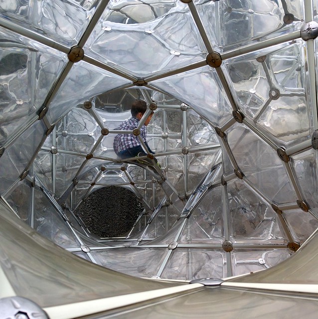 Curved Space Diamond Structure by Peter Pearce