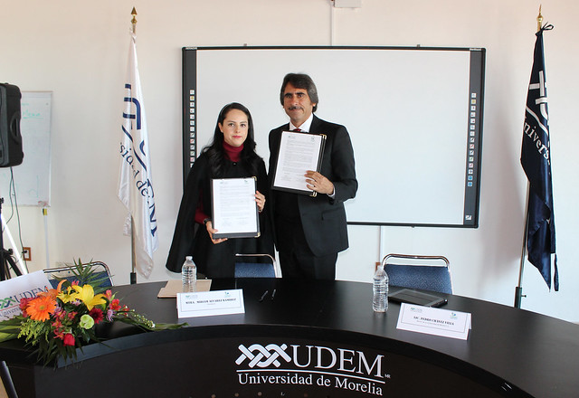 udemorelia Somos la primera universidad que firma convenio con el Colegio Michoacano de Nutriólogos