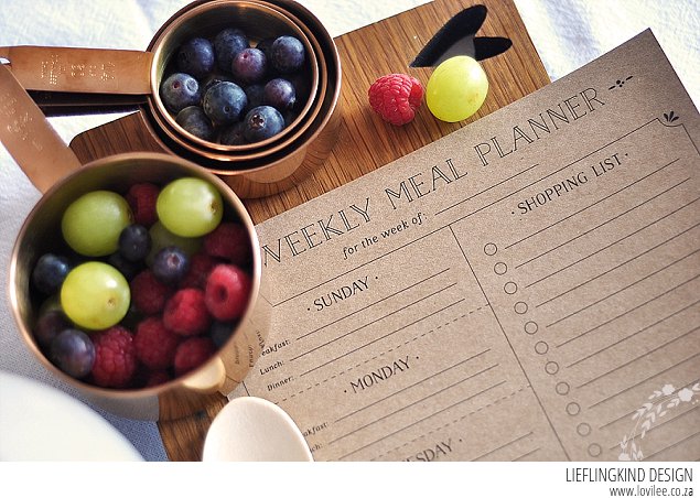 Free Meal planner Printable & DIY