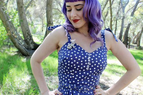 Trashy Diva Lucy Dress in Lucy Dots