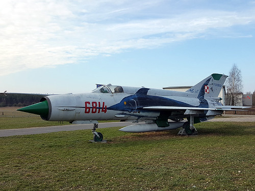 6814 MiG-21 Poznan Kobylnica 28-3-16