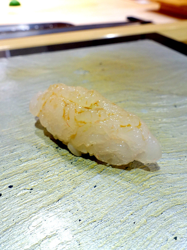 Sushi Iwa Ginza- Shiro Ebi (baby shrimp)
