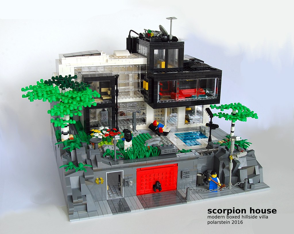 Scorpion house - modern hillside villa