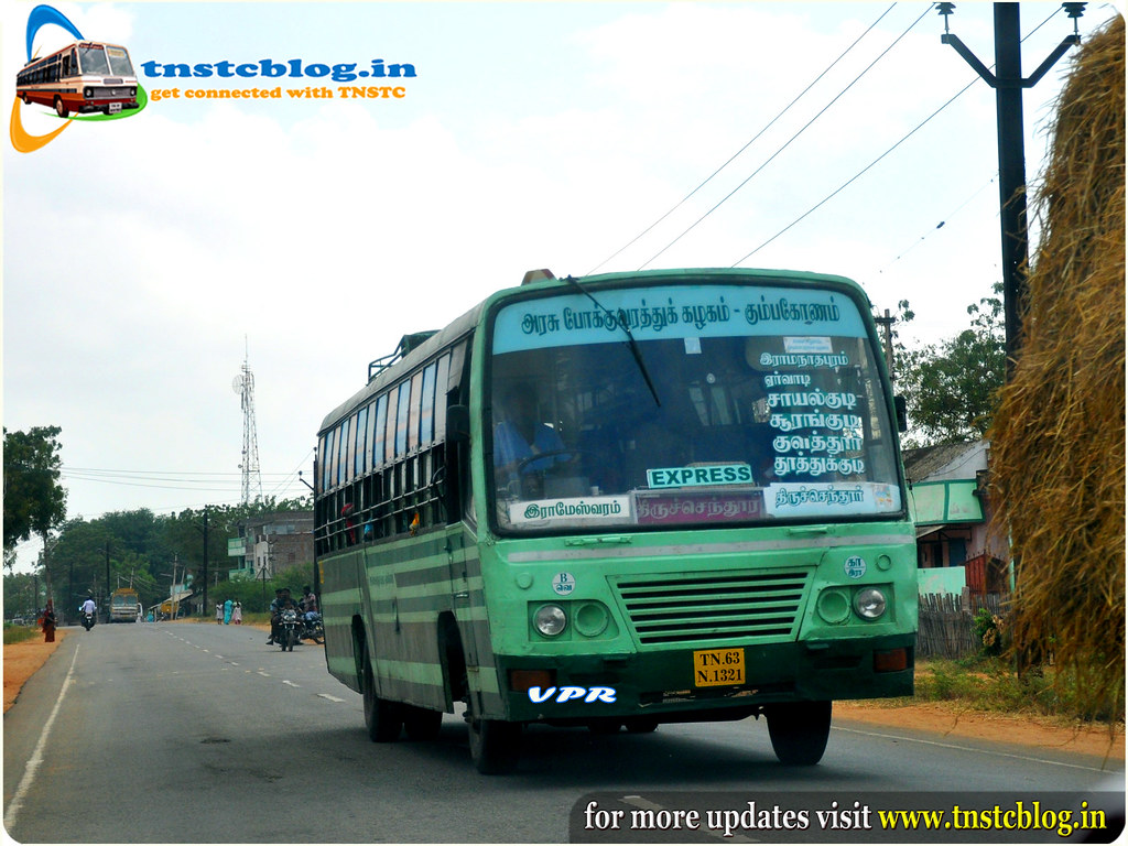 Rameshwaram - Thiruchendur TNSTC Bus