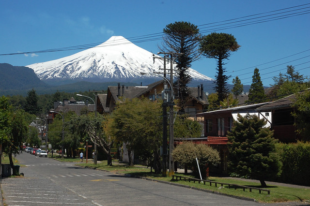 Views of Volcán Villarica, Pucón, Chile