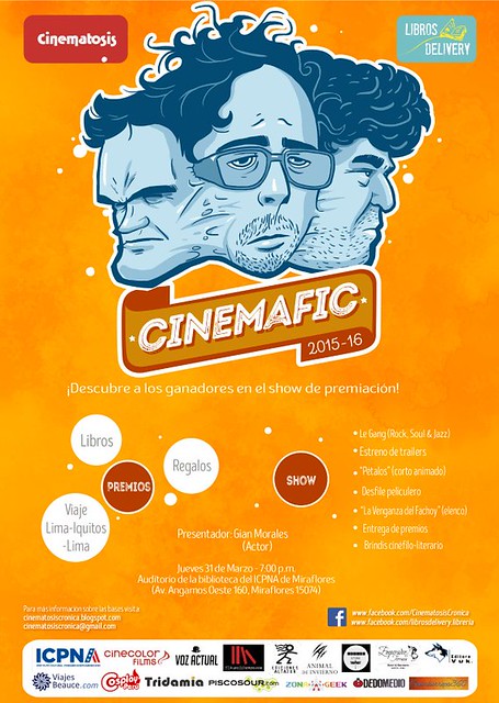 Show de premiación de Cinemafic 2015 -16 ya tiene fecha y lugar