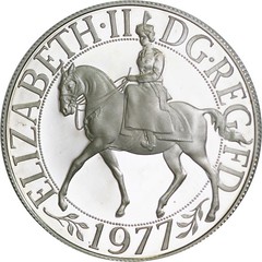 1977 QEII Silver Jubilee coin