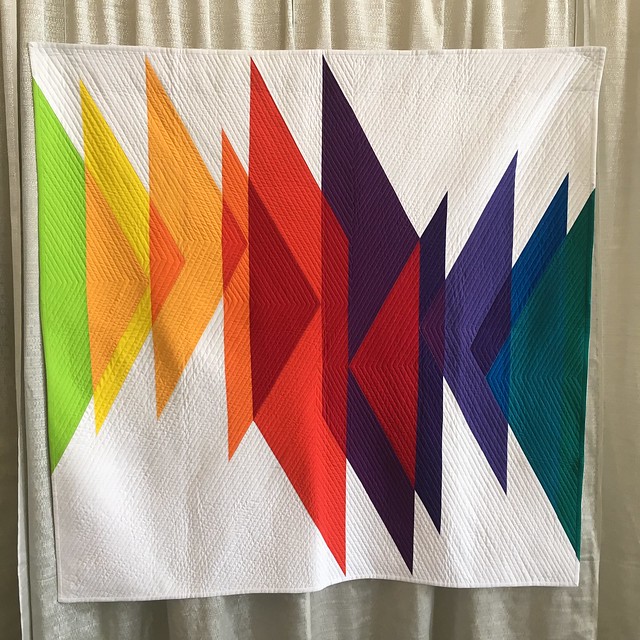 "Color Study (Triangles)" by Erika Mulvenna of Chicago, Illinois